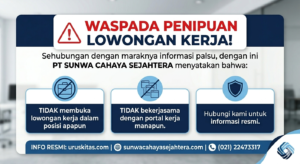 loker sunwa urus kitas